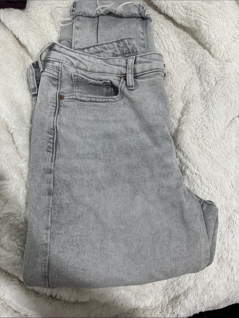 Women’s Gray High-Waist Jeans O.G. Straight